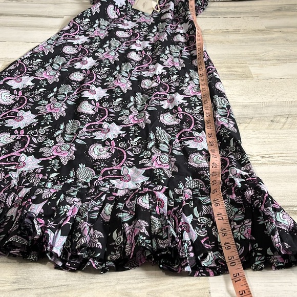 Mille Resort Klara Tropical Night Floral Dress Size L NWT - Picture 9 of 12